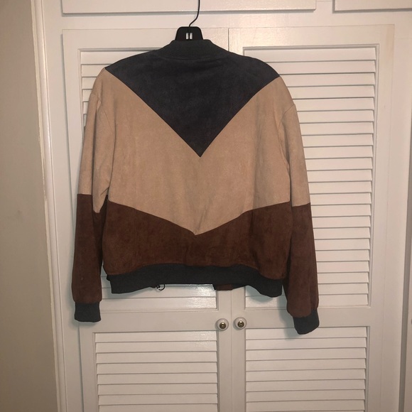 Stitch & Feather 70’ Color-block Bomber jacket - Picture 6 of 8